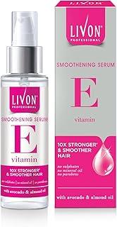 Livon Professional Smoothening Serum for Women & Men | With Vitamin E, Avocado & Almond Oil | For Smoother, Stronger & Frizz-Free Hair | No Paraben, Sulphate or Mineral Oil | All Hair Types | 100ml
