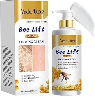 Veda Luxe Bee Lift Firming Cream – Anti-Aging Moisturizer with Bee Venom Peptides for Skin Tightening, Wrinkle Removal & Hydration – Collagen Boosting Face & Body Cream – 30ml
