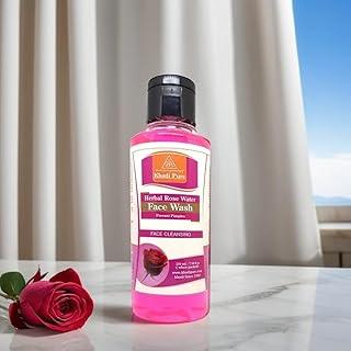 Khadi Pure Herbal Rose Water Face Wash, 210 ml, Pink, (KPRSWTRFWX1)