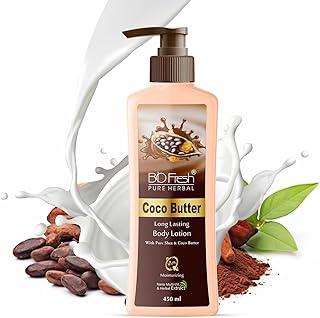 BIOFRESH HERBALS 24-Hour Moisturizing Coco-Butter Non-Sticky Body Lotion Skin Hydrating Body Lotion Non-Greasy Body Cream for Smooth Brightening Skin (450ml)