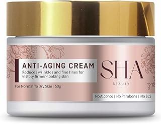 Sha Beauty Anti Ageing Cream, 50g|Prevent premature signs of aging|Reduce wrinkles and spots| Rehydrates skin| Suitable for All Skin Types