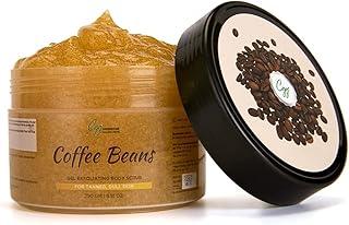 CGG Cosmetics Coffee Beans Gel Exfoliating Body Scrub For Tanned, Dull Skin & 100% Natural Coffee - 140Gm