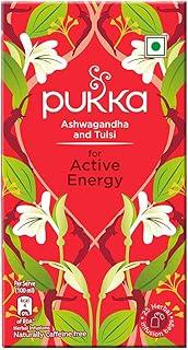 Pukka Ashwagandha and Tulsi for Active Energy I Herbal Infusions I 25 infusion tea bags
