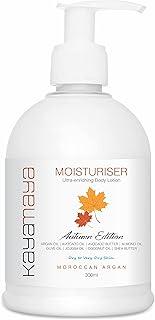 Kayamaya Autumn Edition Body Lotion with Argan Oil and Avocado Butter for Very Dry Skin, 300 ml