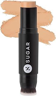 SUGAR Cosmetics Ace Of Face Matte Foundation Stick with In-Built Brush | For All Skin type,Lasts 24hrs | Full Coverage Foundation for Women | 12gm - 42 Glace