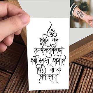 VANVATI Temporary Tattoo - Multicolor, Waterproof, Multistyle (Minimalist, Bold, Intricate) Letter Print for Teen, Adult