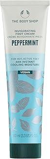 The Body Shop Peppermint Invigorating Foot Cream-100 ML -Instantly Cools Hot, Active Feet |48 Hr Hydration | Vegan