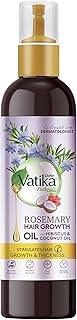 DABUR Vatika Rosemary Hair Growth Oil With Hibiscus & Coconut Oil - 100Ml | Stimulates Hair Growth And Thickness | Reduces Hair Fall | Co-Created With Dermatologist | No Mineral Oil |Animal Test Free