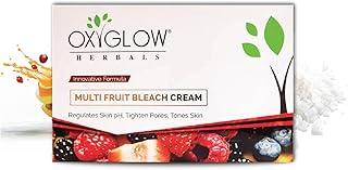 OxyGlow Herbals Bleach Cream Multi Fruit for Instant Glow with Real Fruit Extracts| Tightens & Cleanses Pores| Regulates skin Ph & Evens out Skin Tone 300Gram