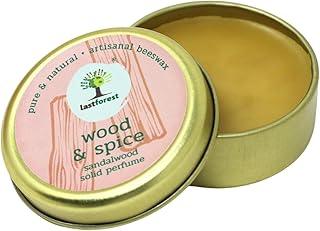 Last Forest Sandalwood Solid Perfume, Beeswax Balm, Long Lasting Fragrance for Women, Floral Scent, Travel Friendly, Skincare, 20g