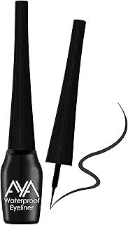 AYA Waterproof Eyeliner Quick Drying, Smudge proof, Long Lasting & Waterproof Metallic Liquid Color Eyeliner for Eye Makeup (Black, 5 ml)