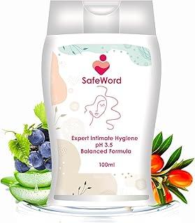 SafeWord Intimate Hygiene Wash Expert | Enriched with Tea Tree & Sea Buckthorn | 100% Alcohol-Free | Ayurvedic Daily Care | Prevents Dryness & Irritation | Balances pH | 100ml