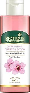 Biotique Advanced Organics Refreshing Cherry Blossom Shea & Vitamin E Shower Gel 200Ml