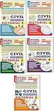 YCT CIVIL ENGINEERING PICTORIAL 1 To 5 |SSC JE/RRB | JE/UPPSC | AS/UPSSSC/DSSSB/DBA | JE/STATE | PSC/PSU/GATE/ESE 2024 - 2025 ENGLISH MEDIUM [PACK OF 5 BOOK]
