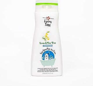 FURRY TALES Lemon & Tea Tree Extract Conditioner for Dogs and Cats Provide Shiny Richness & Shiny Coat, Prevents Hair Tangle | Vegan & Paraben Free | Suitable for All Breeds | Effective & Safe 275ML