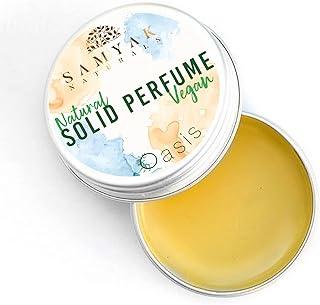 SAMYAK NATURALS® OASIS Vegan Natural Solid Deodorant Goodness of Jojoba Oil | Pocket Friendly Strong & Long Lasting Solid Perfume for Men & Women | Best for Traveling | Gifting Pack Him & Her | Easy to Apply (10 Gms)