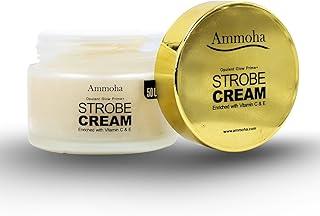 Ammoha Cosmetics Strobe Cream, Opulent Glow Primer with Vitamin C & E, 50 g