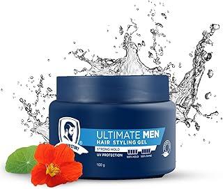 The Beard Story Hair Styling Gel for Men | For Frizz-Free, UV Protection, Long Lasting Shine | Straight Wavy or Curly Hair | Non-Sticky Men Grooming | 100g (Strong Hold)