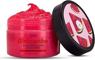CGG Cosmetics watermelon sugar exfoliating body scrub for soft & glowing skin, & vegan , no paraben & sulphate-250gm