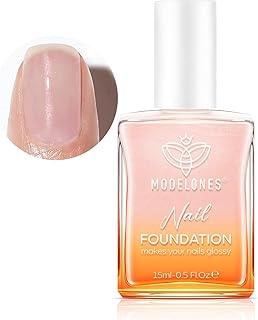 Modelones 15ml Nail Natural Concealer Foundation Polish Air Dry from BELLE GAGA Nail Growth Polish for Damaged Nails Imperfection Masking Gifts for Women (Bubble Pink)
