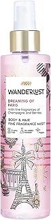 Nykaa Wanderlust Dreaming of Paris Body & Hair Mist, Champagne & Berries Fragrance, Cruelty-Free, Long-Lasting Fine Perfume Spray, 200ml