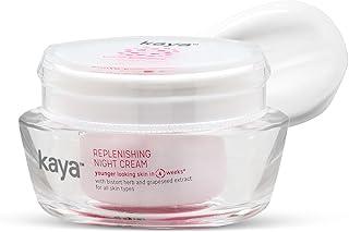 Kaya Clinic Replenishing Night Cream Overnight Repair & Anti-Ageing | Retinol, Peptides & 3% Aquaxyl Hydration Complex | Dermatologist-Developed with 22 Years Expertise | 50 g