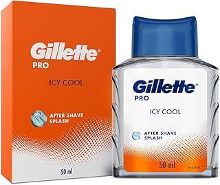 Gillette Men Pro Fresh After Shave Splash Icy Cool Liquid 50Ml, White
