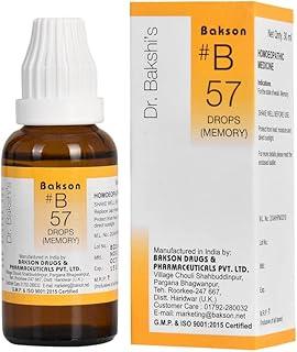Dr. Bakshi's BAKSON'S HOMOEOPATHY # B 57 Memory Drops (30 ml)