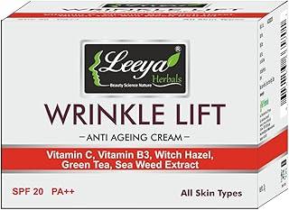 LEEYA herbal Wrinkle corrector cream for women || wrinkle corrector cream for day and night || Skin tightening cream || Nourishing cream with vitamin b3 || 30 gm