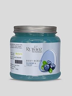 Rubaaz Blueberry & Yogurt Body Scrub, 1kg, For All Skin Types