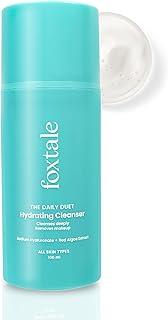 Foxtale Gentle Hydrating Face Wash with Hyaluronic Acid, Vitamin B5 | Deep Pore Cleansing | Dirt Control | Make-up Remover | Cleanser For Men & Women | All Skin Types | 100 ml