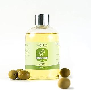 Nat Habit 100% Pure Olive Baby Oil For Baby Skin & Hair, Enriched With Vit E & Omega-3, 6 Non-Refined, LLP Free, Chemical & Preservative Free - 200 ml