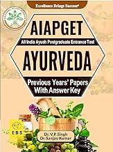 AIAPGET Ayurveda Entrance Exam Previous Year's Papers (English Medium)
