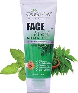 OxyGlow Herbals Neem Tulsi Face Wash-100g |for Acne prone skin| Controls oil, Cleanses & Prevents Pimples|Anti Acne|Control Moisture|Oil Balancing|Fair Complexion|Skin Hydration|All Skin Type