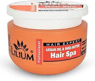 Lilium Hair Protein SPA 400ml with Argan Oil for Intensive Hydrating Treatment Cleans Nourishes Dry & Damaged Hair