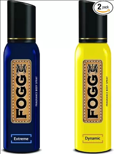 FOGG Deo Combo Pack (EXTREME + DYNAMIC 300ml) Body Spray - For Men (300 ml, Pack of 2)