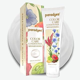 paradyes Color Care Conditioner, Enriched with Flax Protein & Quinoa, Ideal For Colored Hair, Infused with Aloe Vera, Hibiscus, and Amla For Hydration and Nourishment, 120ml,100 Gram