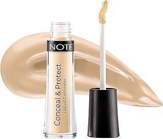 Cosmetic Note - Anti-Dark Concealer - Foundation - Imperfection Make-Up - Anti-Stain Controuring Make-Up Concealer - 4.5 ml - Paraben-Free (03 Soft Sand)