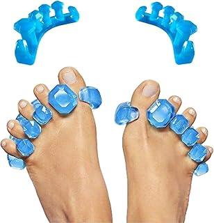 royalkart® PREMIUM Gel Yoga Toe Separator | Instant Therapeutic Relief For Feet. Fight Bunions, Hammer Toes & More (Silicone, Small) One Pair