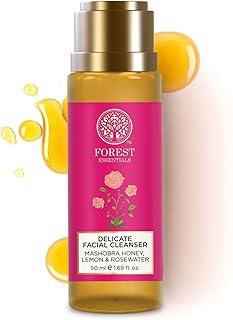 Forest Essentials Ayurvedic Purifying Face Wash Honey, Lemon & Rosewater| For Normal to Dry Skin | Sulphate Free | Travel Size