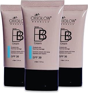 OxyGlow Herbals BB Cream SPF 30| Protect from Sun Damage|Boosts Luminosity|Fight Agening|Hydrates|Skin Repair|Skin Tone|30Grams(Pack of 3) bb cream for women combination skin