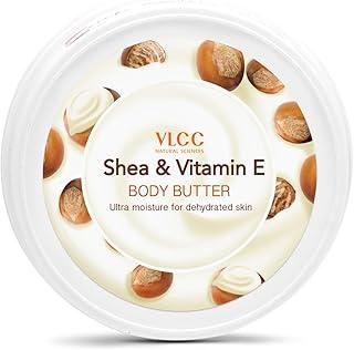 VLCC Shea & Vitamin E Body Butter - 200g | With Shea Butter, and Vitamin E and Antioxidants | Moisturizes Dehydrated Skin, Maintains Skin’s Oil Balance