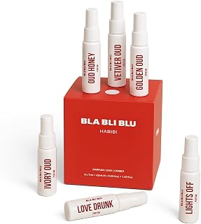 BLABLIBLU Oud Collection Perfume Gift set Mini Travel Trial Pack Unisex for Men and Women |6x7ml|Long-Lasting Parfum Fragr Pack of 2