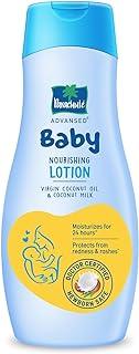 Parachute Advansed Baby Lotion for New Born Babies | Doctor Certified | Virgin Coconut Oil & Coconut Milk | Ph 5.5 | 24 Hour Moisturization | 410ml