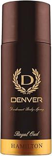 DENVER Royal Oud Deodorant Body Spray for Men (150ML) | Long Lasting Body Spray for Men