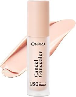 MARS SPF50 PA++++ Cancel Concealer with Radiant Natural Finish (6.0 ml) (01-IVORY VEIL) | Lightweight | Medium to High Coverage | Long-Lasting & Multi-Purpose | Crease Resistant