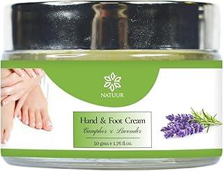 NATUUR - Cocoa, Camphor & Lavender Hand and Foot Cream - 50g | Moisturizes & Conditions Dry Skin | Restores Natural Moisture Balance | Delightful Aroma | Calming & Soothing