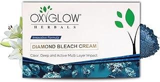 Oxyglow Herbal Diamond Bleach Cream for all type of face and neck skin |Skin tone remove clear, deep and active Multi Layer Impact | 300gram | White | Pack of 1 | For men | For Women