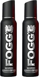 Fogg Marco No Gas Deodorant for Men, Long-Lasting Perfume Body Spray, 150 ml (Pack of 2)