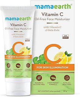 Mamaearth Vitamin C Oil-Free Moisturizer For Face with Vitamin C & Gotu Kola for Skin Illumination – 80 g
